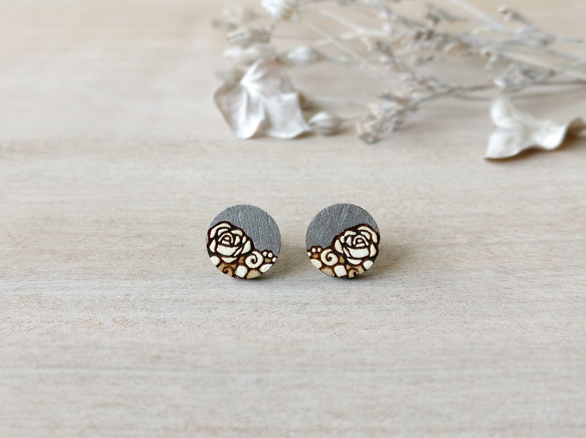Fabulous Design sterling silver colour stones handmade earrings earstud |  eBay-sgquangbinhtourist.com.vn