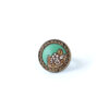 small mint wooden ring