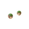 mali zeleni leseni uhani