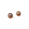 small wooden studs in copper color